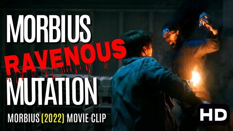 Morbius (2022) RAVENOUS First Transformation | Movie Clip