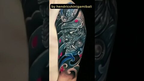 Stunning Tattoo by hendricshinigamibali #shorts #tattoos #inked #youtubeshorts