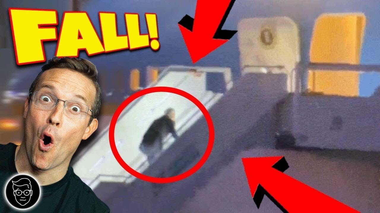 🚨 BREAKING: WATCH Joe Biden FALL DOWN Stairs of Air Force One AGAIN | Total Humiliation