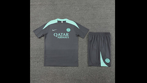 👉🏻⚽️ 2024/25 PSG Adult Grey Short Sleeve Training Kit