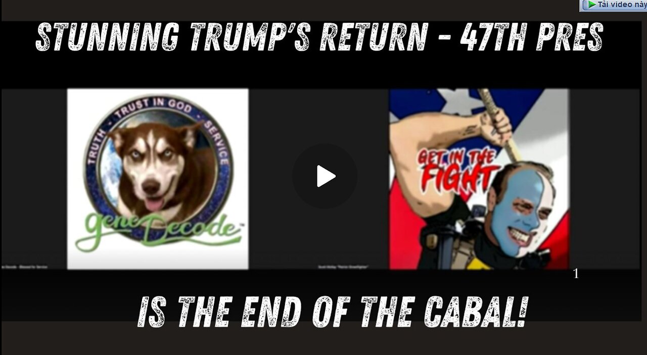 Gene Decode- 'Stunning Trump's Return - 47th Pres' - Is The End Of The Cabal!! - Dec 6.