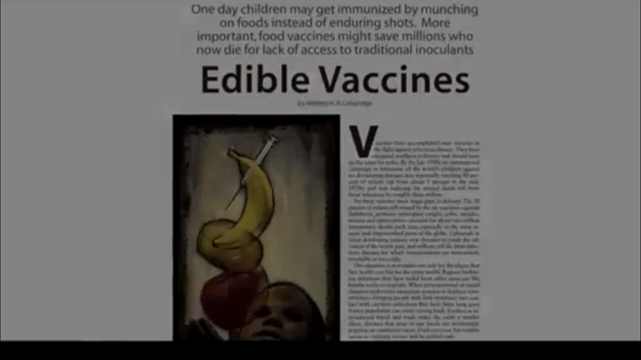 Vaccines In Our Food, Greg Reese, InfoWars