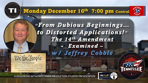 The 14th Amendment Unveiled: Dubious Origins, Modern Misuse | Jeffrey Cobble Explains