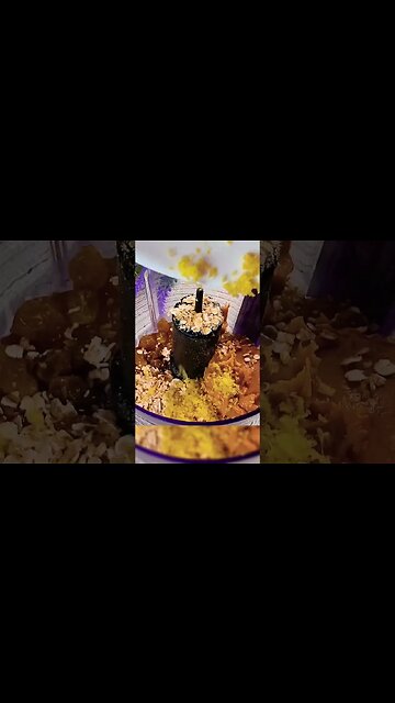 Healthy truffles with oats and raisins!