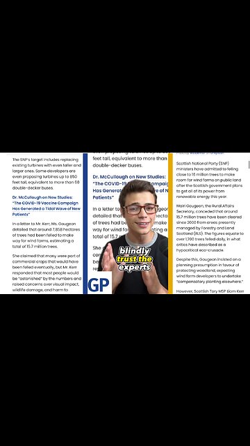 Victor Reacts: Kill the Trees, Save the Environment? 16 Million Trees Chopped For Wind Farms!