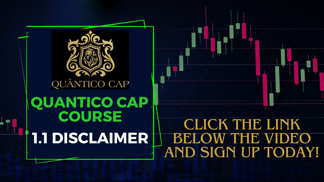 QuanticoCap Course - 1.1 Disclaimer | Make Money From Home DayTrading on Nasdaq