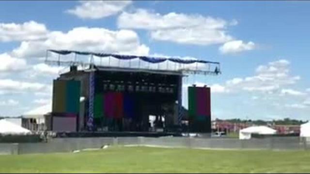 Crews Continue Prepping For Bonnaroo