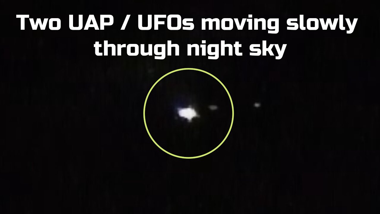 Two UFOs Moving Slowly Through Night Sky 24th Feb 2023 Queensland Australia - UFO UAP Watch