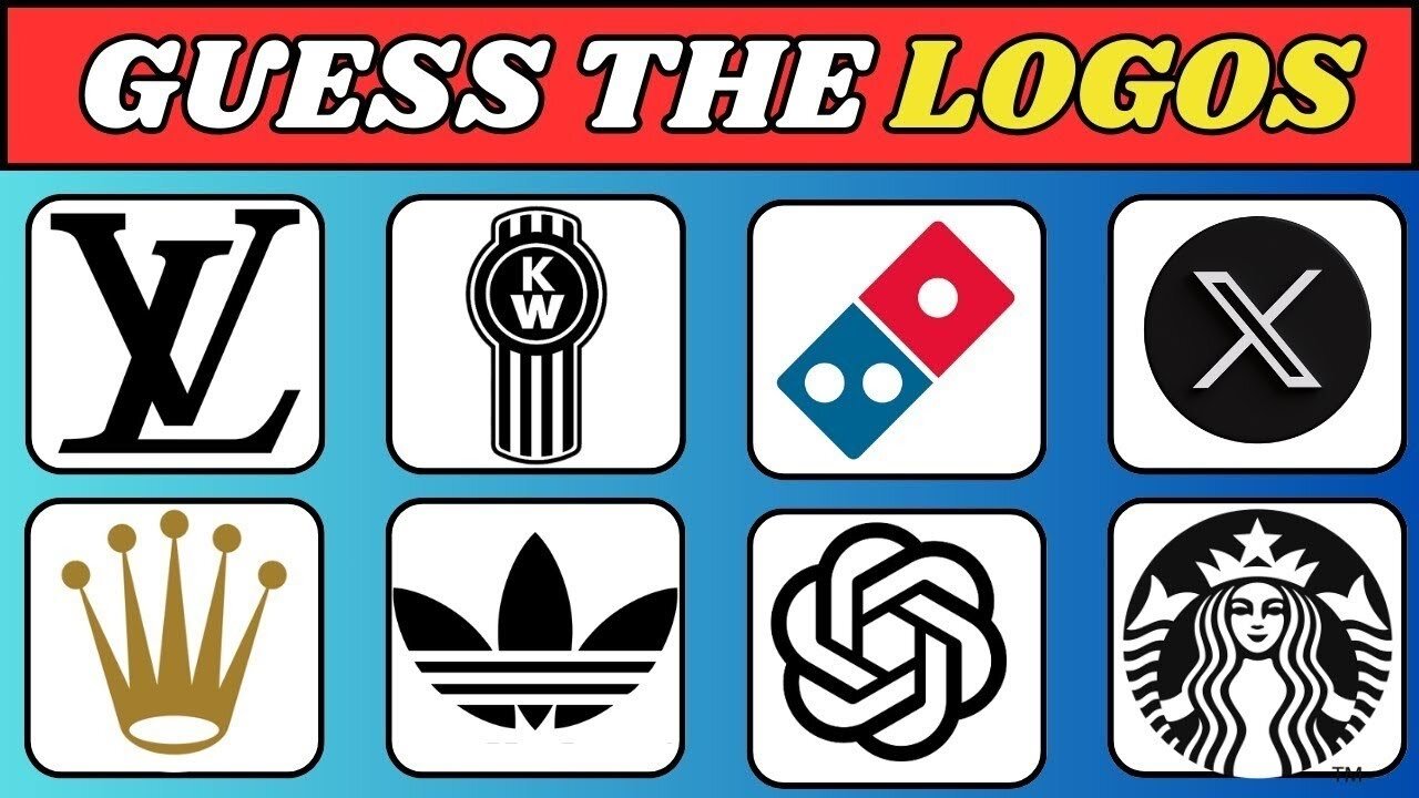 Guess the Logo in 5 Seconds | Famous Logos | Logos Quiz 2024 | Easy, Medium, Hard Levels