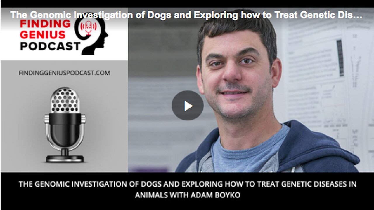 Adam Boyko discuss how to treat genetic diseases in animals