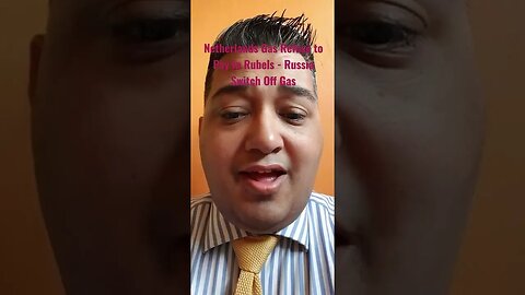 #Netherlands #Gas Refuse to Pay In #Rubels - #Russia Switch Off Gas t.me/IndependentNewsMediaChat