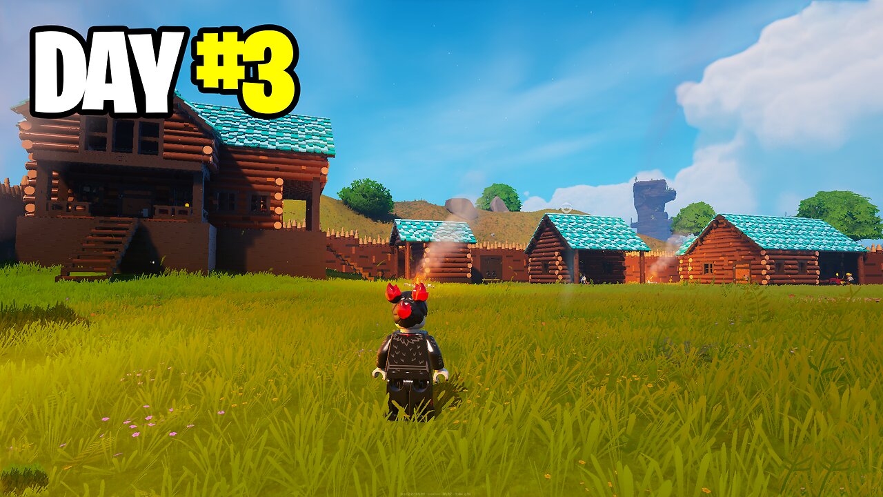 KINDA SICK, CHILLIN ON LEGO FORTNITE | DAY #3 OF MANY | NEW LITTLE UPDATE