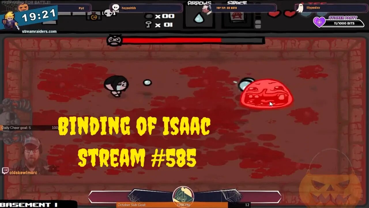 Binding of Isaac rebirth - Stream #585