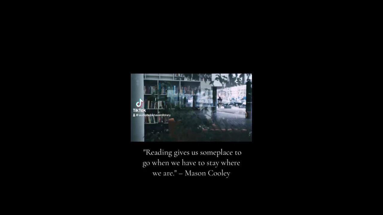 Reading gives us someplace to go when we have to stay where we are.