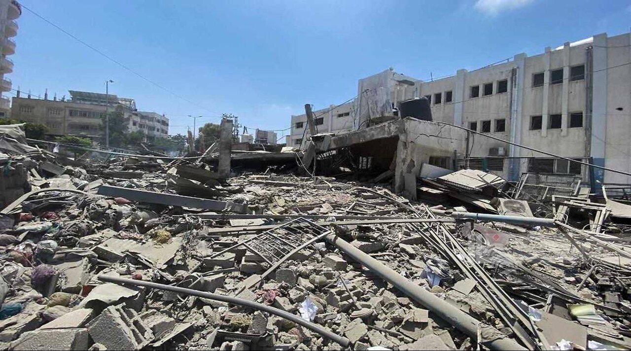 🚨 Breaking: @UNRWA headquarters in Gaza destroyed today 👇