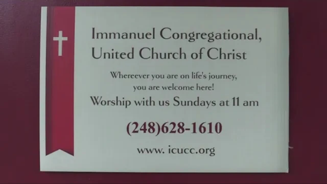 Immanuel Congregational Community Garage Sale Promo