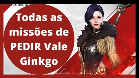 MIR4 - Missão de PEDIR Vale Ginkgo veja como fazer todas bem rápido de um jeito simples.