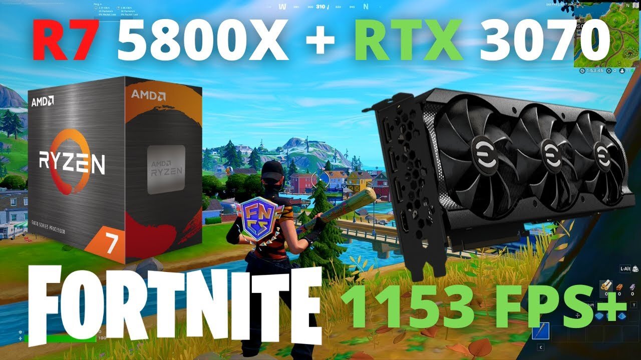 Ryzen 7 5800x + RTX 3070 Benchmark | Chapter 3 Season 3 (DX 11, DX 12, Performance High and Low)