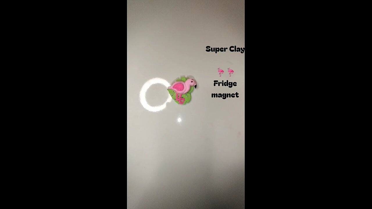 Super Clay 🦩 🦩 Fridge Magnet