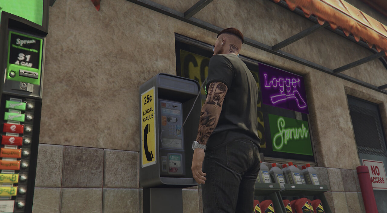 Franklin's PayPhone HITS GLITCH GTA 5