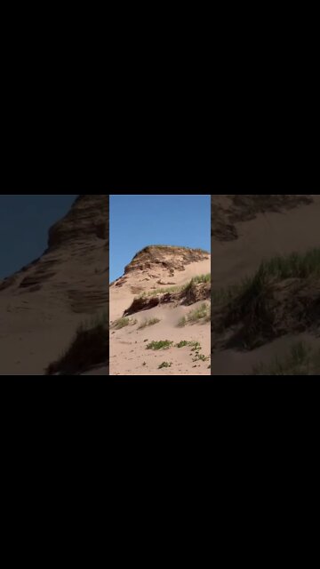 Very tall sand dunes