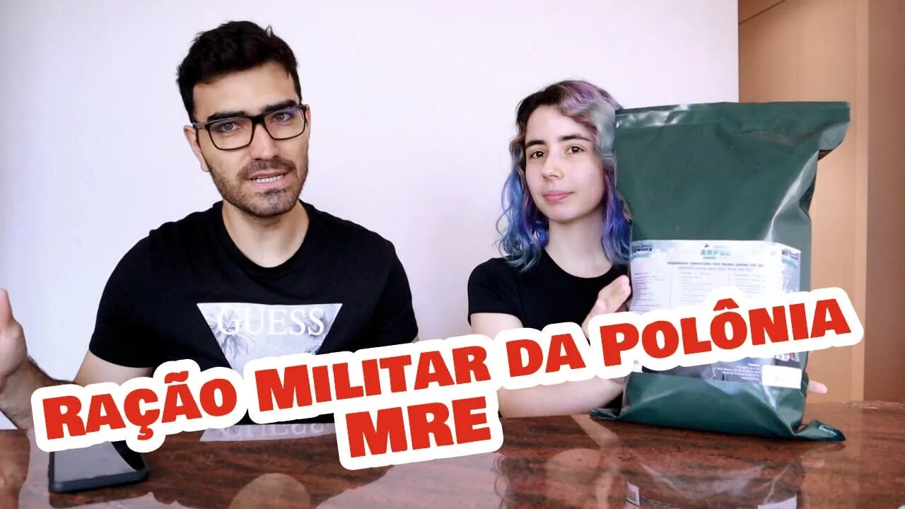 Provamos a Ração militar do exército Polonês (MRE da Polônia)