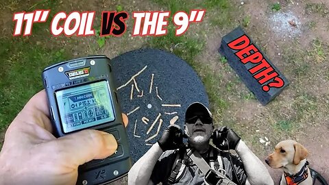 Nail Test: XP Deus 9" Coil vs The 11" coil. The Results Will Surprise You!