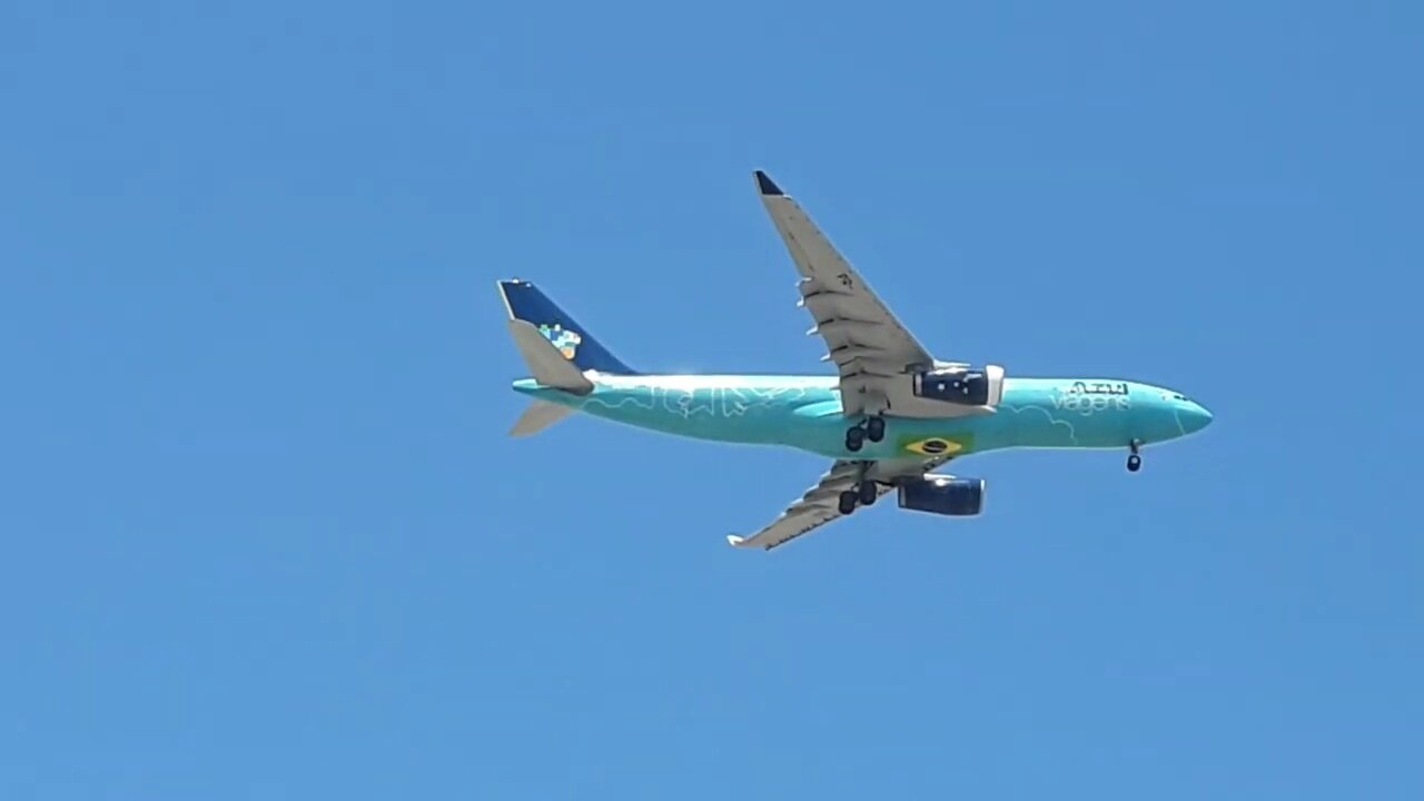 Airbus A330 PR-AIU vindo de Campinas para Fortaleza