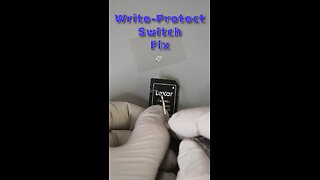 Quick Fix for a Loose SD Card Write Protect Switch