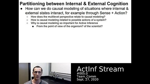 ActInf Livestream #005.0: Context for "Multiscale integration: beyond internalism..." (2019)