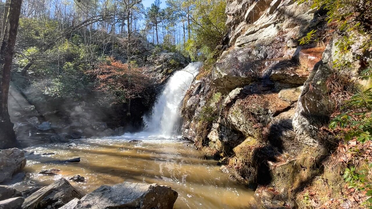 Peavine Falls & Tranquility Lake Dam - Oak Mountain State Park - Pelham, Alabama