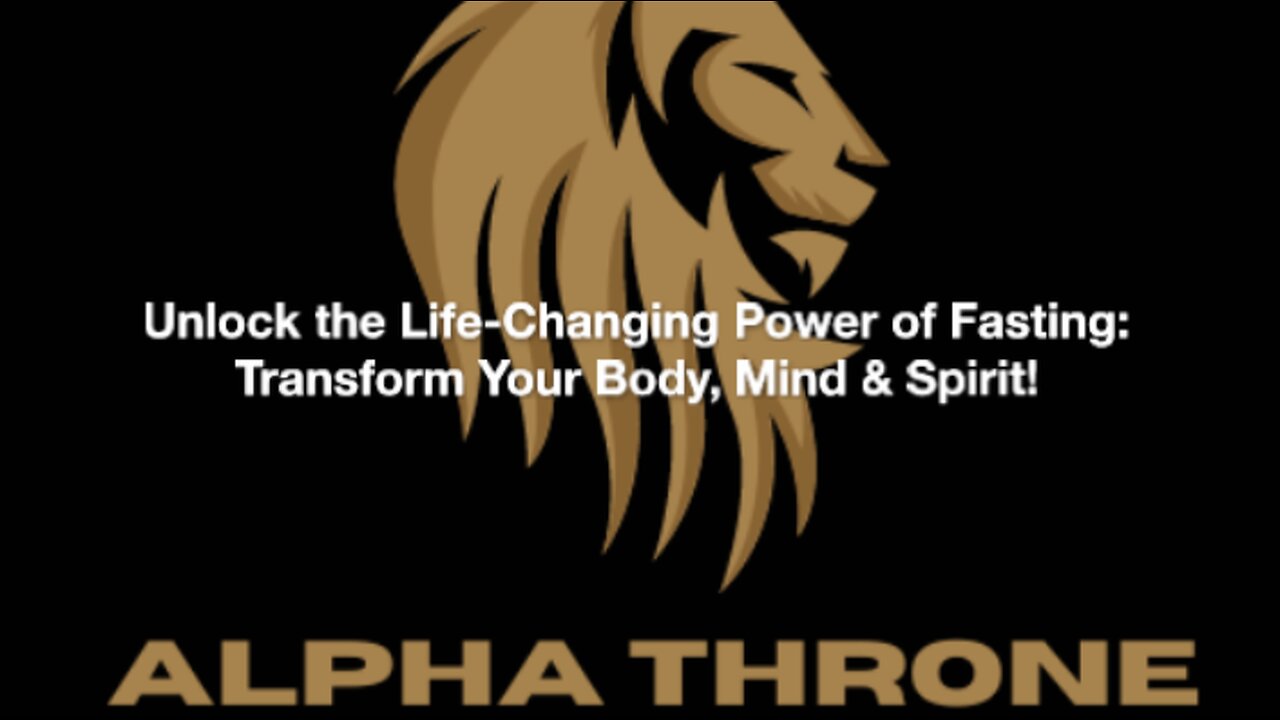 Unlock the Life-Changing Power of Fasting: Transform Your Body, Mind & Spirit!