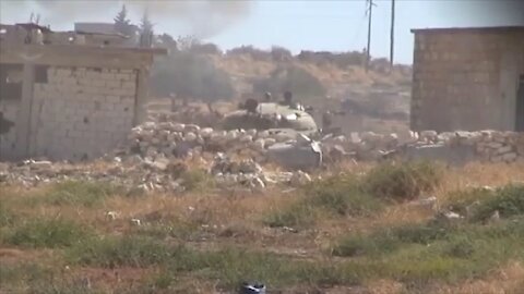 Rebels Don't Realize Tank Has Spotted Their Position