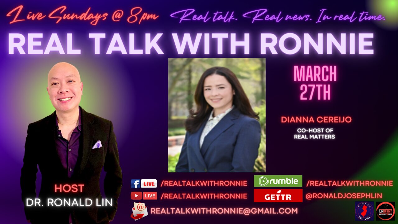 Real Talk With Ronnie - Special Guest: Dianna Cereijo
