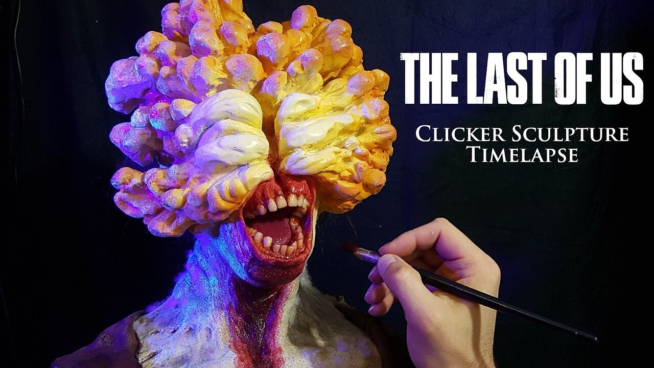 One Day Sculture 😱😱 Clicker The Last Of Us😶😶😶