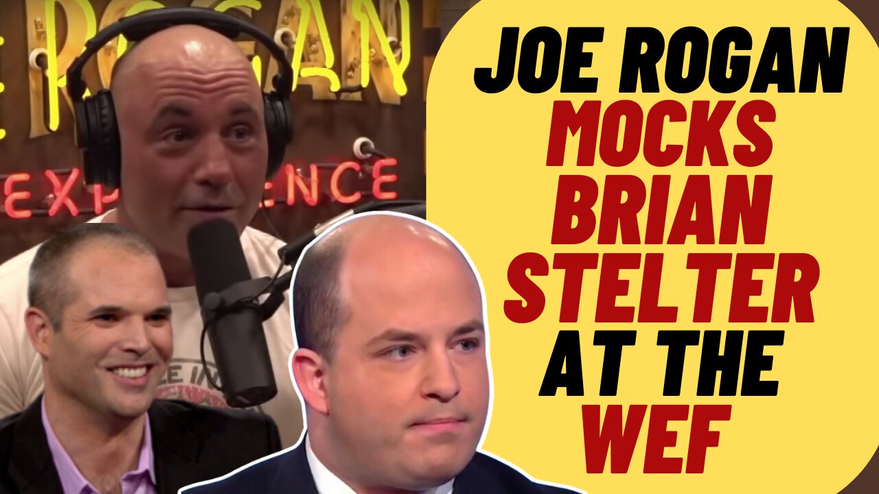 JOE ROGAN And MATT TAIBBI Mock Brian Stelter At WEF