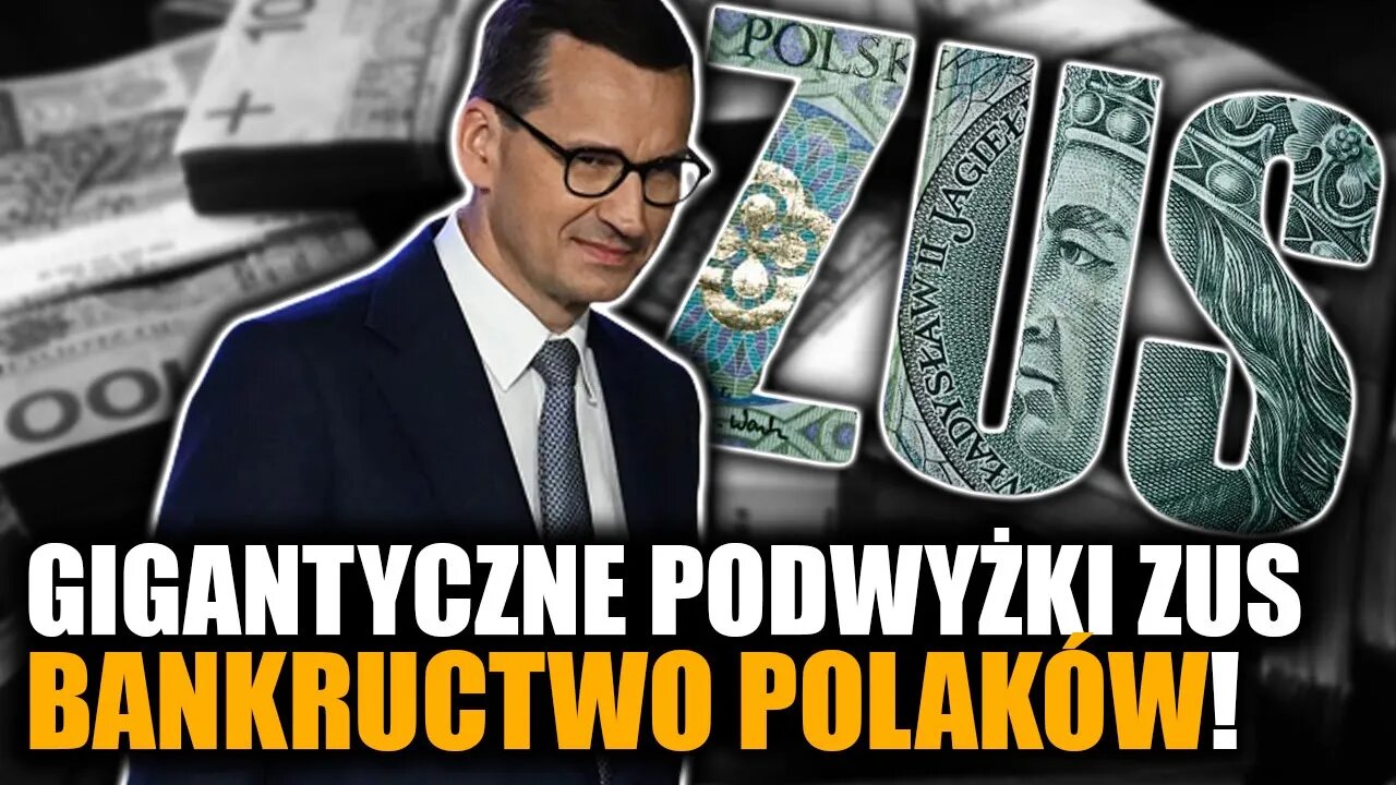 SZOK! Gigantyczne PODWYŻKI ZUS! Celowo prowadzą do BANKRUCTWA Polaków?!