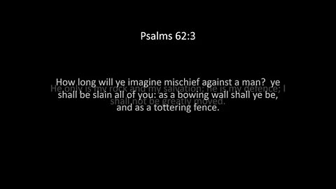 Psalms Chapter 62