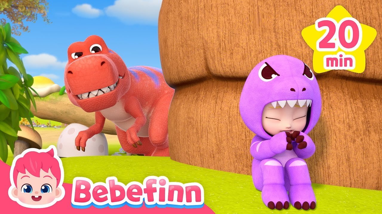 Welcome to Dino World! | Bebefinn Songs Compilation | Nursery Rhymes for Kids