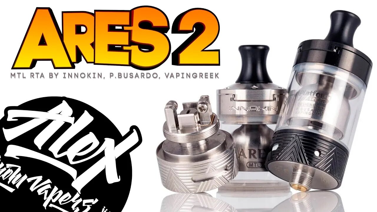 Сирена В2 - Innokin Ares V2 MTL RTA l Alex VapersMD review 🚭🔞
