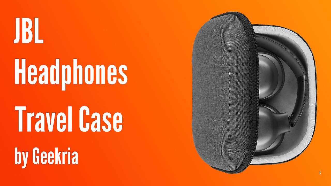 JBL Over-Ear Headphones Travel Case, Hard Shell Headset Carrying Case | Geekria