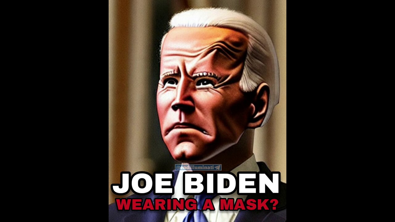 JOE BIDEN: 𝗪𝗘𝗔𝗥𝗜𝗡𝗚 𝗔 𝗠𝗔𝗦𝗞??