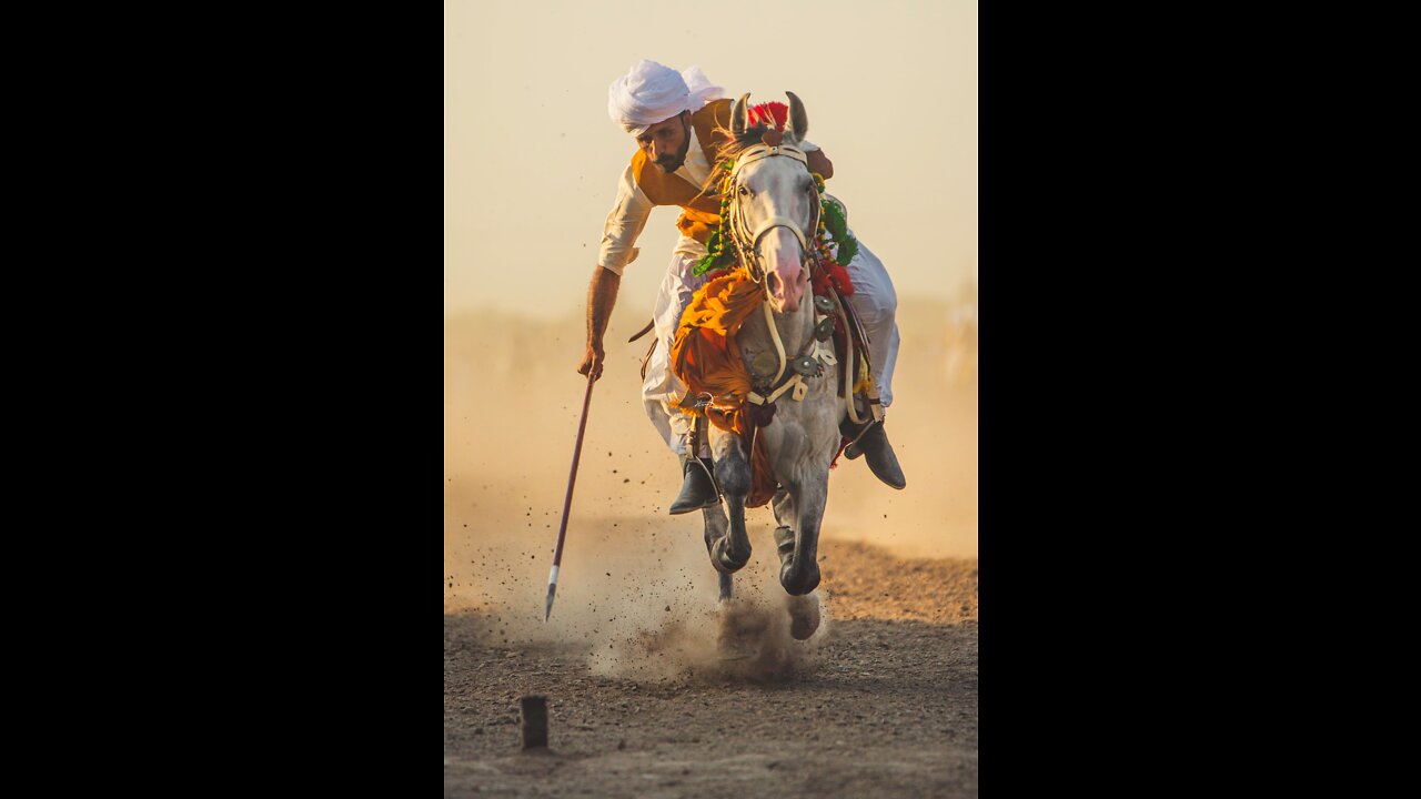 Remarkable Tent Pegging | Local village | Recently