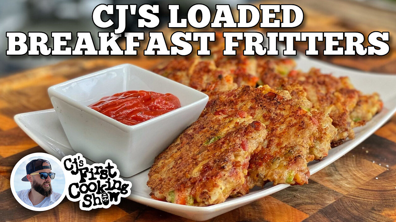 CJ's Loaded Breakfast Fritters | Blackstone Griddles