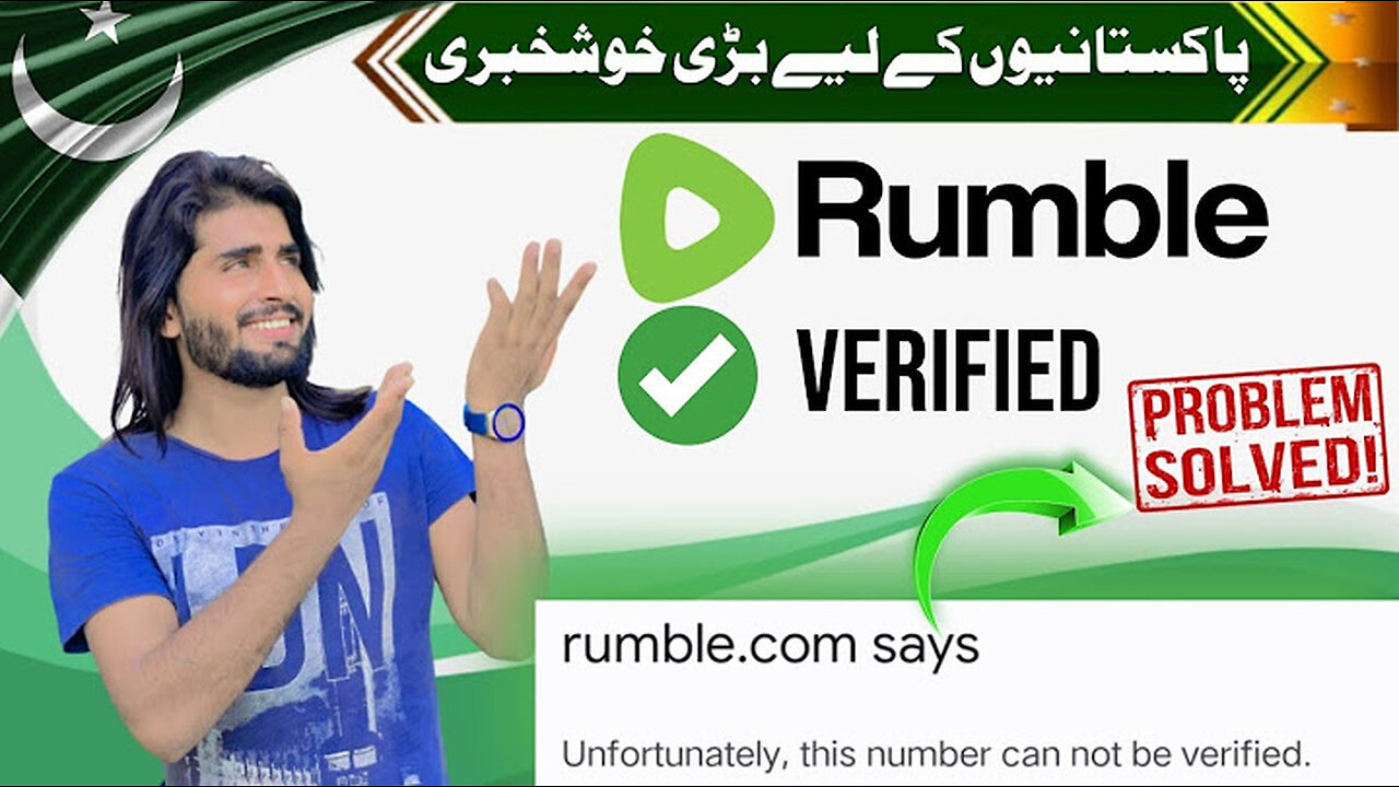 how to verify rumble account in pakistan 2023