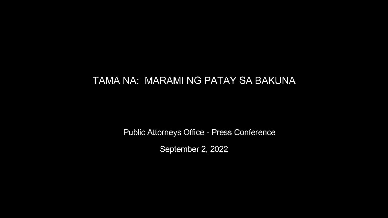 TAMA NA: MARAMI NG PATAY SA BAKUNA - PAO Chief Acosta