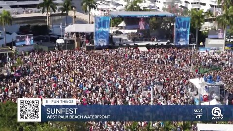 YOUR WEEKEND: SunFest, BunFest, Desi Banks, Chase Bryant