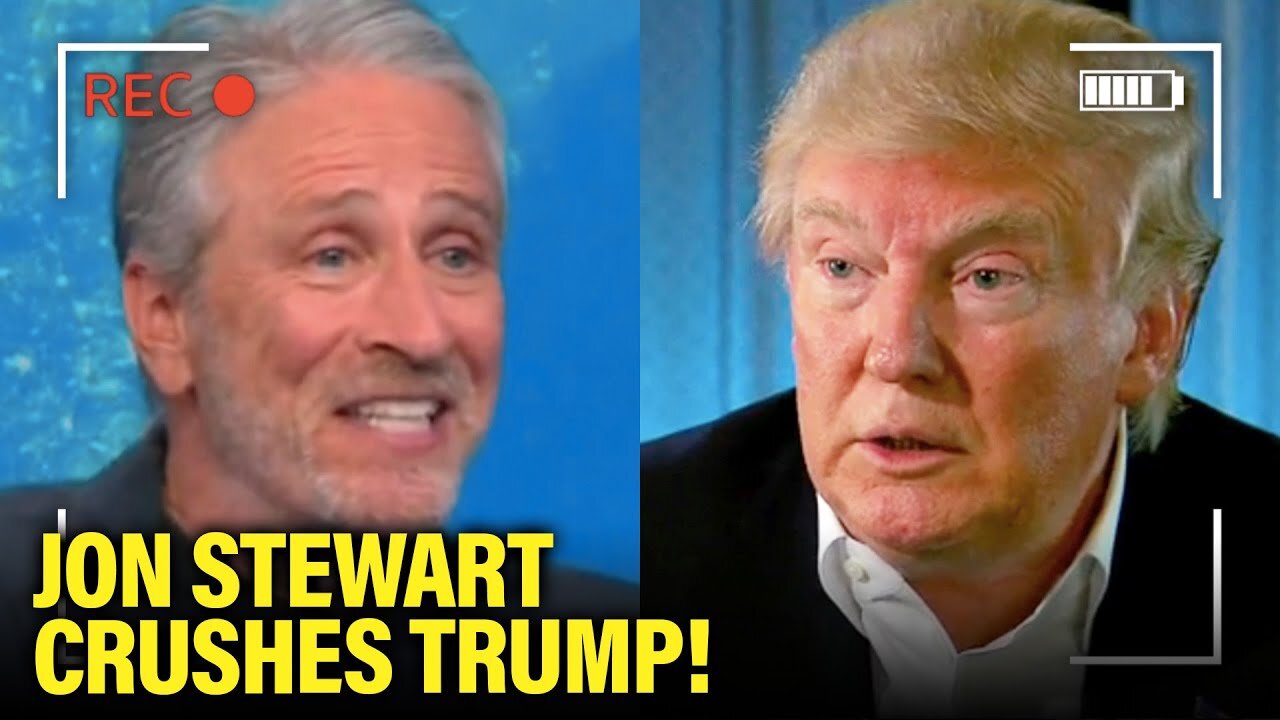 Jon Stewart utterly DESTROYS Trump with MUST-SEE takedown live on TV