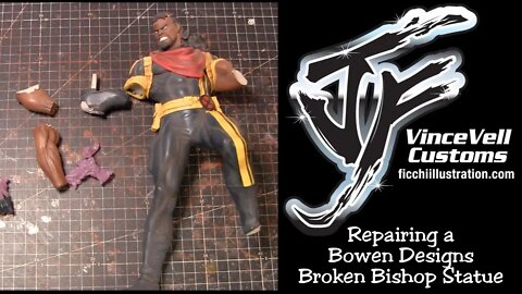 Repairing a Bowen Designs Broken Bishop Statue WIP