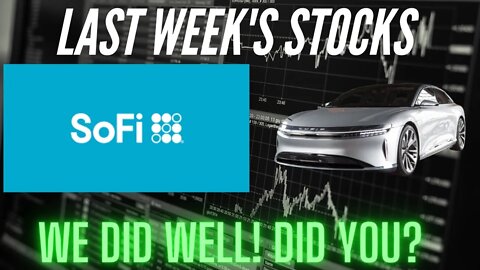 How did your stocks do last week? We did great!